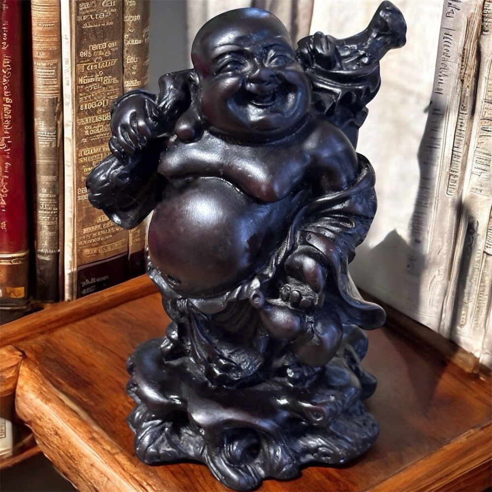 Hand Carved “The Happy Buddha” Figurine